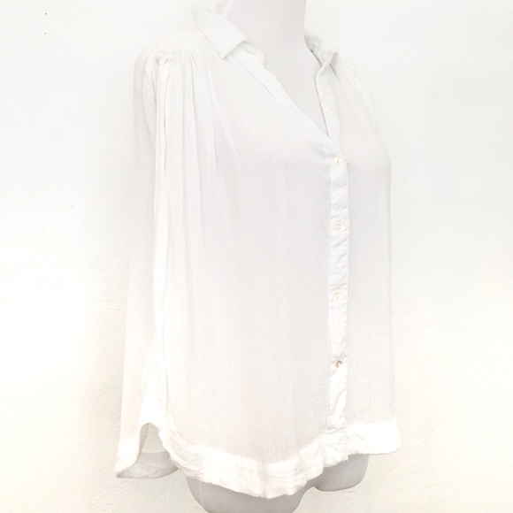 Free People Tops - Free People White Tassel Sleeveless Blouse Top FP